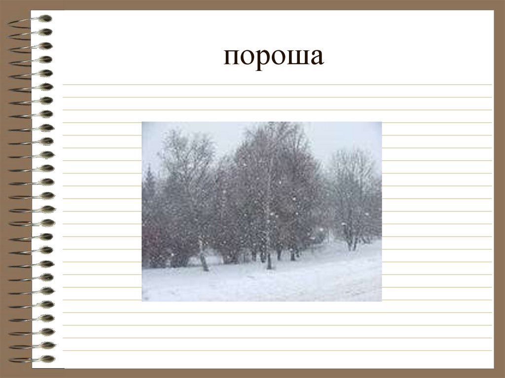 пороша