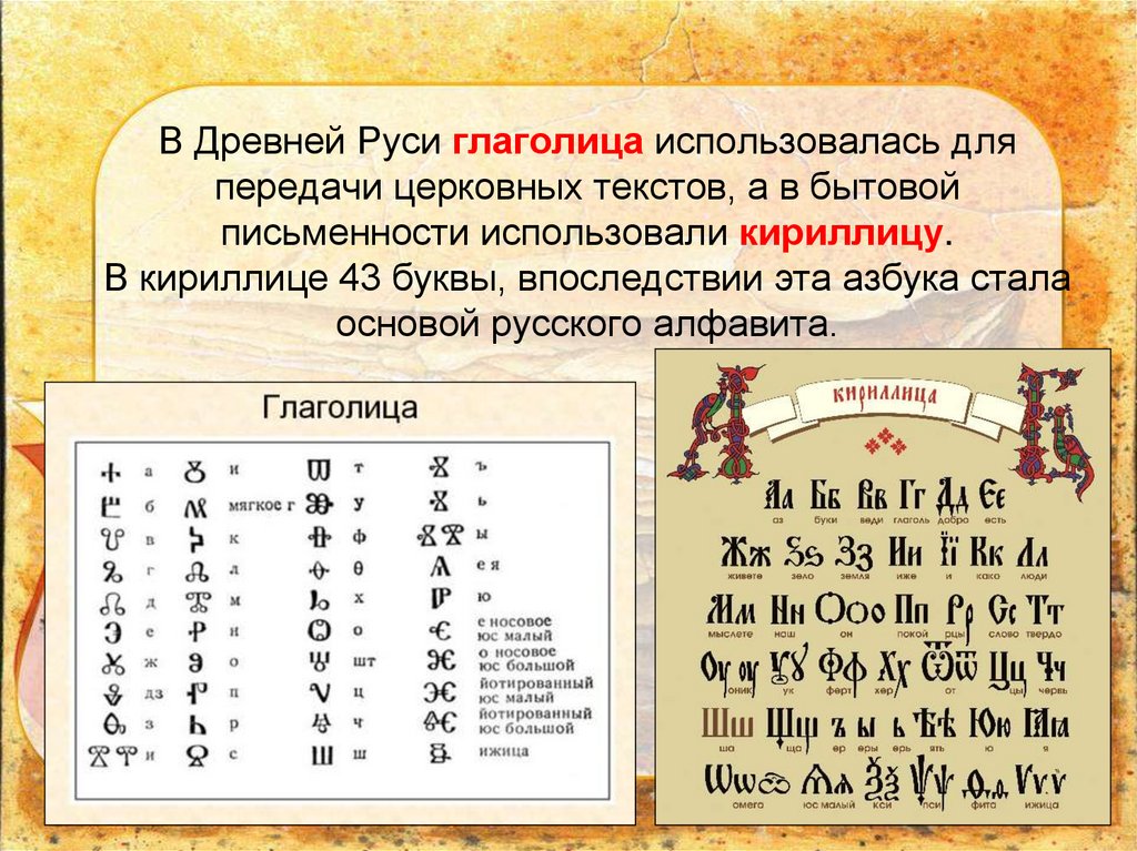 Какой глаголица. Древние азбуки глаголица и кириллица. Азбука кириллица и глаголица буквы. Глаголица и кириллица две славянские азбуки.