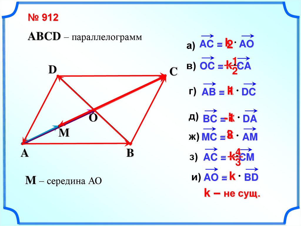 Презентация векторы на плоскости