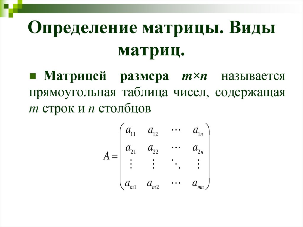 Равные матрицы нулевая матрица. Общий вид матрицы размером MXN.. Матрица прямоугольная таблица. Матрица-строка Размерность. Матрицы виды матриц Размерность матриц.