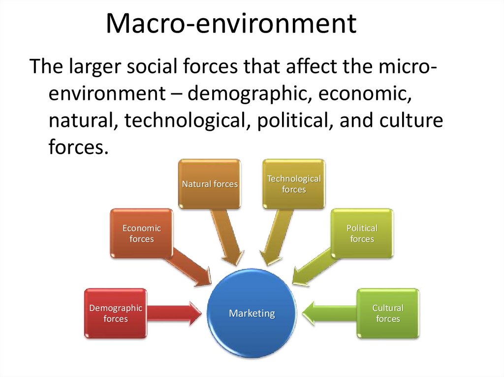 macro environmental forces