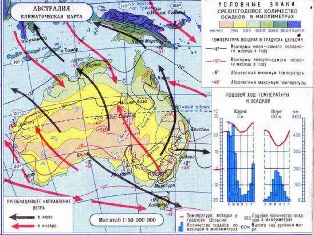 Максимальная температура воздуха австралия. Климатическая карта Австралии 7 класс география. Изотермы Австралии карта. Климатическая карта Австралии температура. Климат Австралии карта.