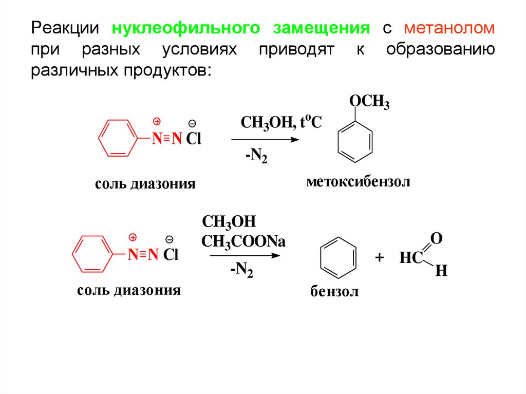 Выделение азота реакция. Реакции нуклеофильного замещения бензола. Реакции радикального нуклеофильного замещения в аренах. Реакции нуклеофильного замещения характерны для. Ароматические нитросоединения.