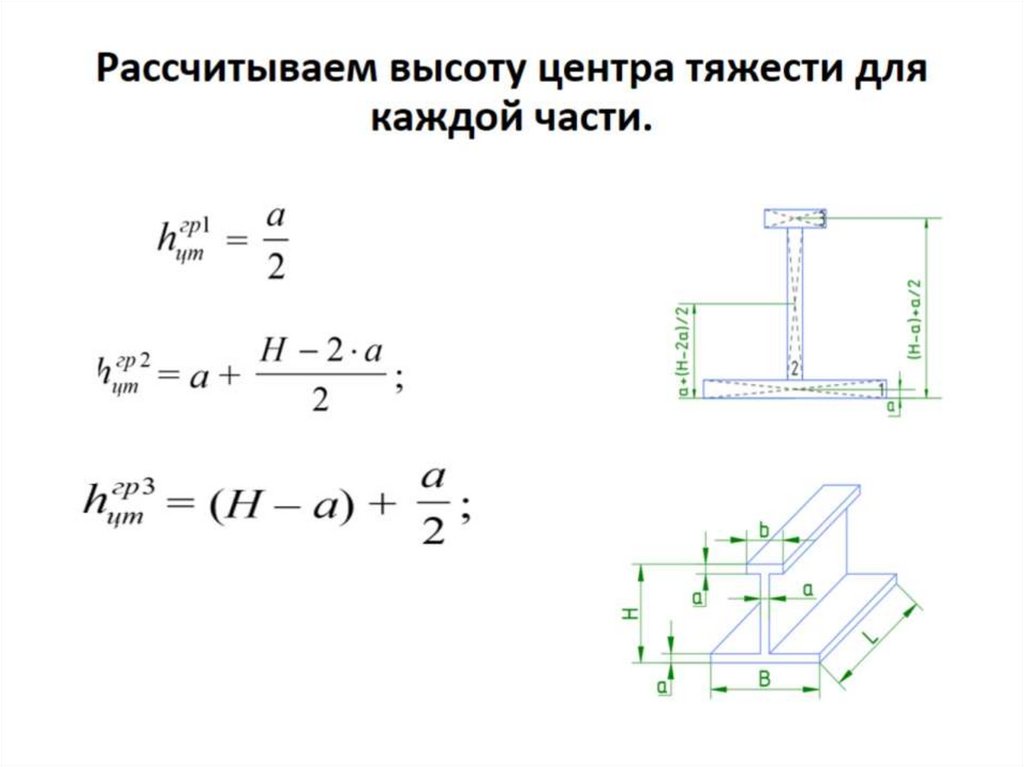 Центр тяжести плоского сечения