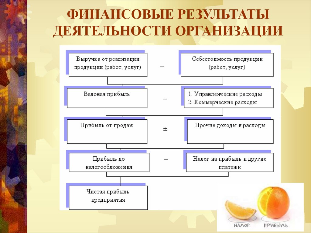 ФИНАНСОВЫЕ РЕЗУЛЬТАТЫ ДЕЯТЕЛЬНОСТИ ОРГАНИЗАЦИИ