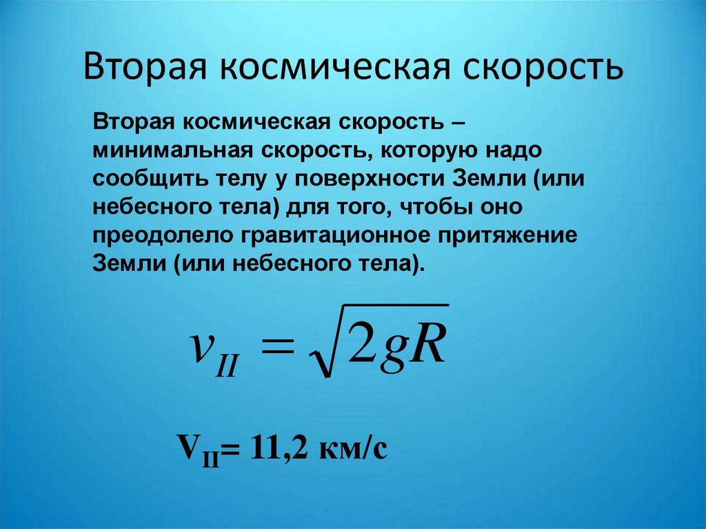 Самая наибольшая космическая скорость. Третья Космическая скорость.