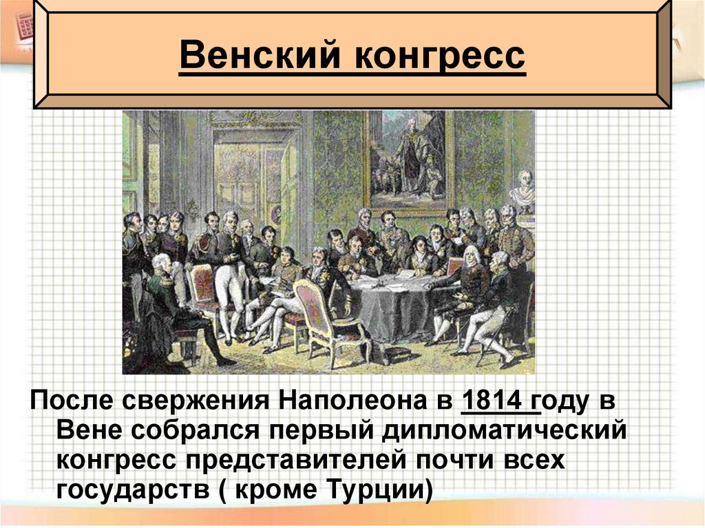 Презентация разгром империи наполеона венский конгресс 8 класс фгос