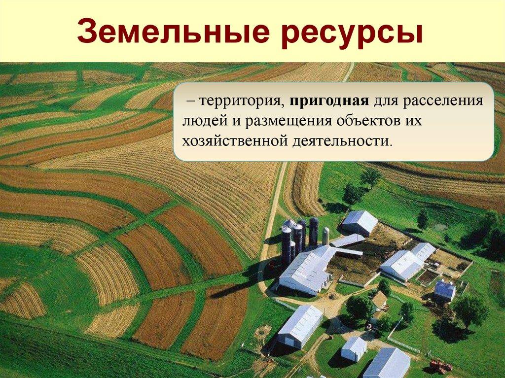 Ресурсы земной поверхности. Земные ресурсы.