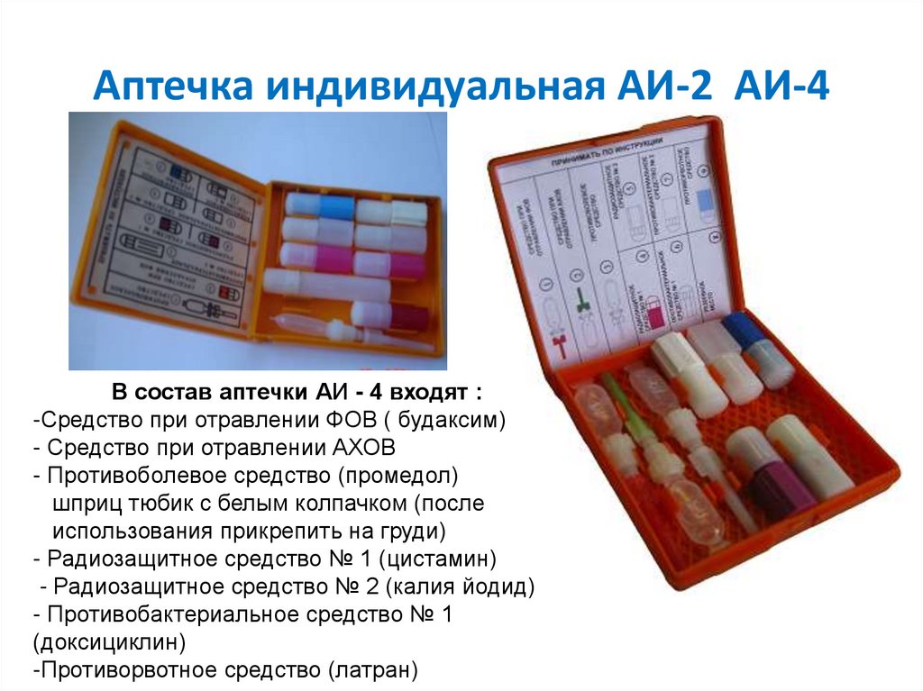 Аптечка индивидуальная АИ-2 АИ-4