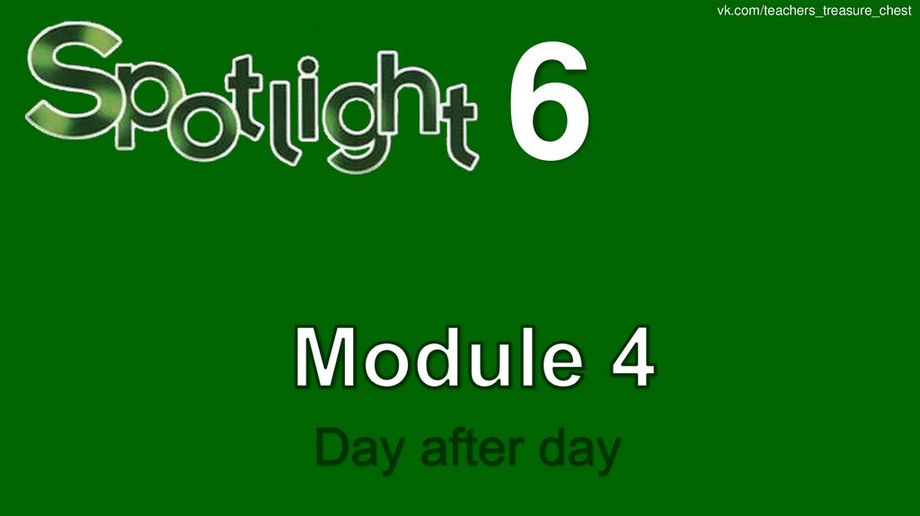 Spotlight 6 module 7 check