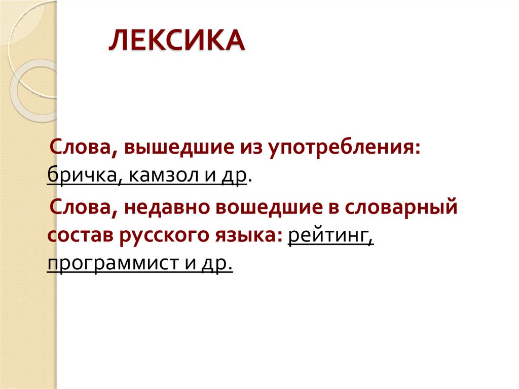 Вышли из употребления. Что такое Бричка в Молодежном сленге. Слова вышедшие из употребления. Лексикон речи это. Слова недавно вошедшие в словарный состав.