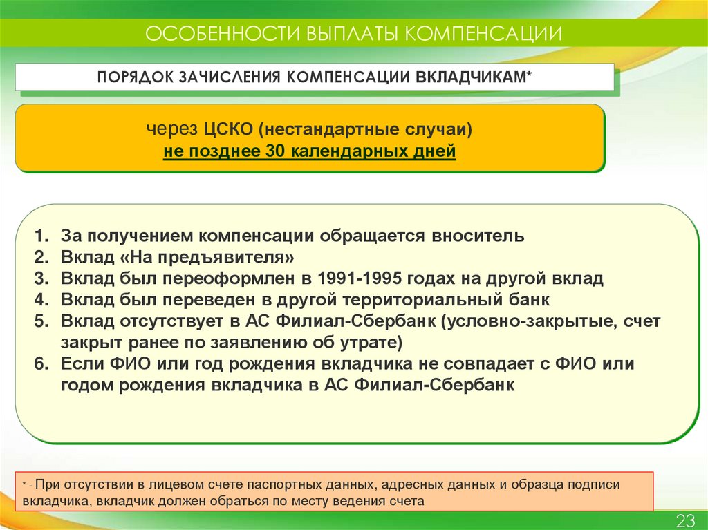 Компенсация инвесторам. Зачисление компенсации. Особенности компенсационных выплат. Особенности компенсаций. Компенсации зачисления на вклад.