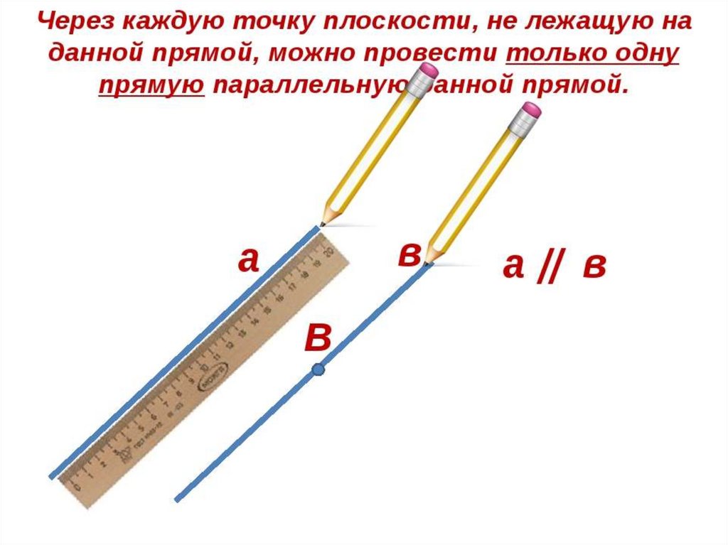 А6 прямые будут параллельными на рисунке