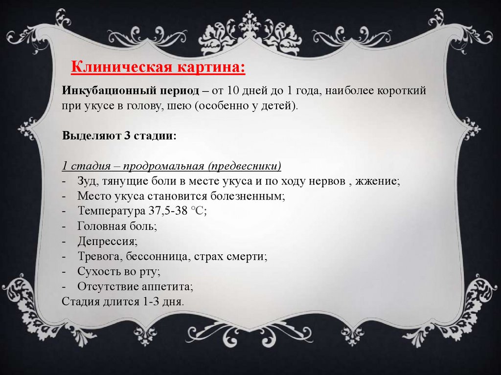 Бешенство - презентация онлайн