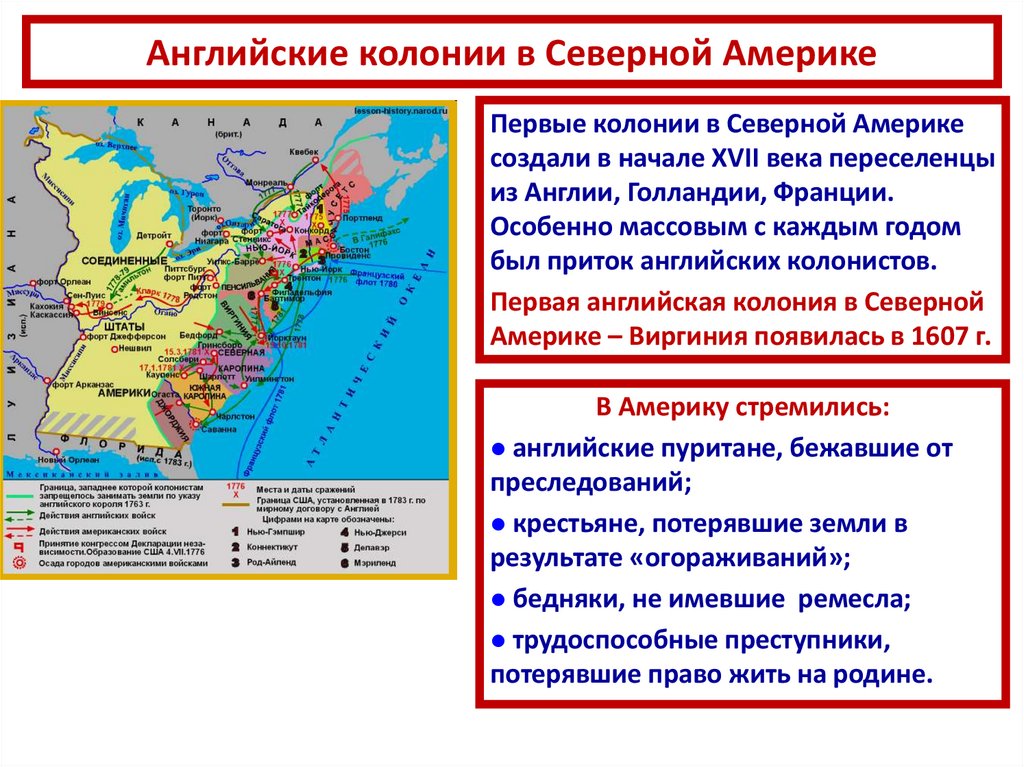 Заполните схему управление североамериканскими колониями англии вписав номера приведенных ниже