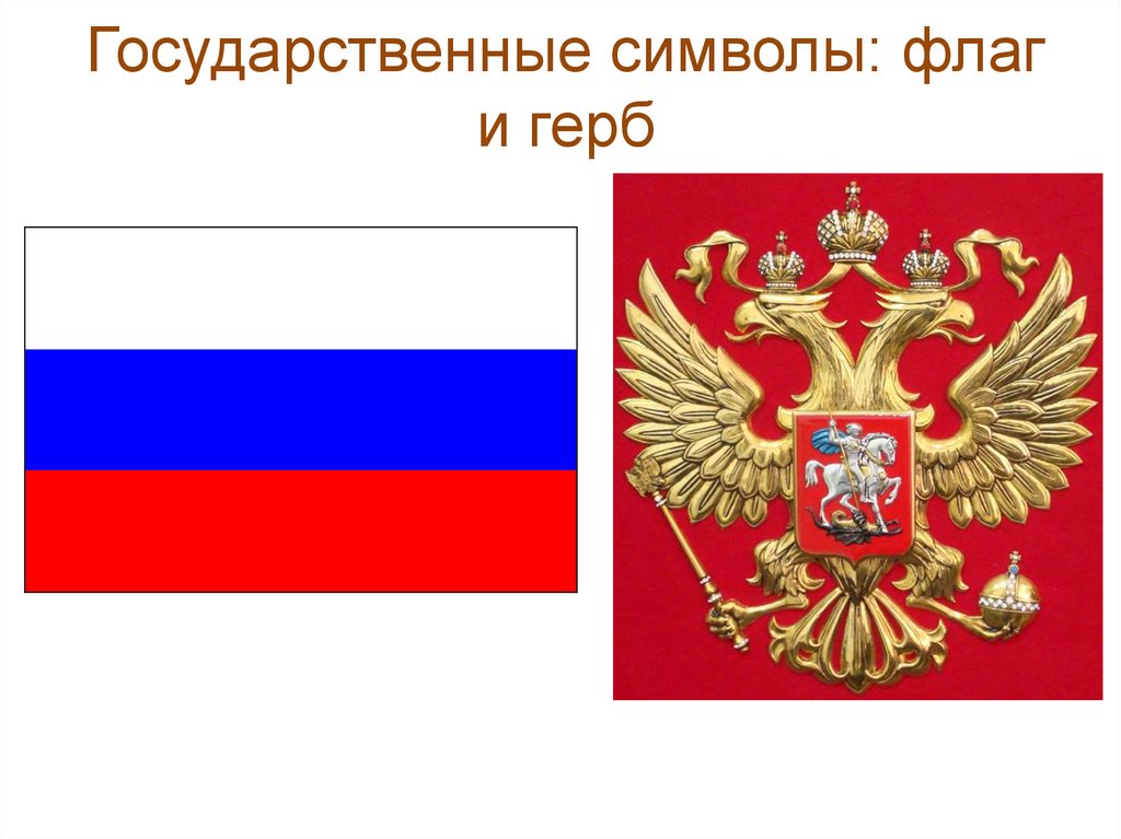 Государственные символы: флаг и герб