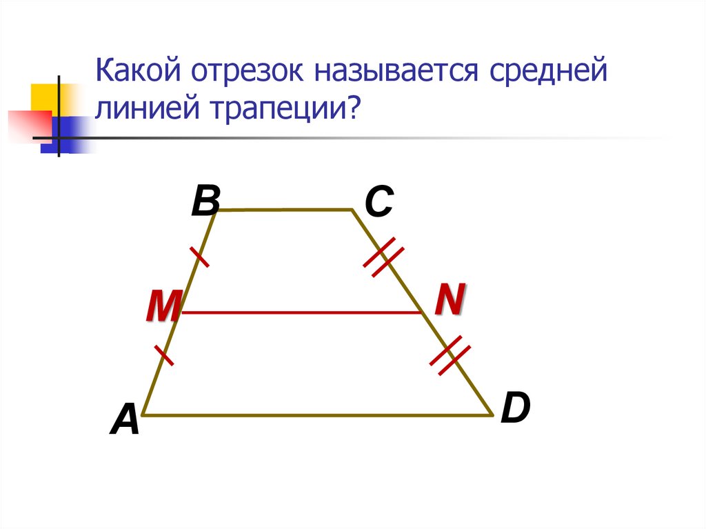 Самостоятельная работа средняя линия трапеции 8 класс. Трапеция средняя линия трапеции. Срединная линия трапеции. Средняя линия трапеции формула. Какой отрезок называется средней линией трапеции.