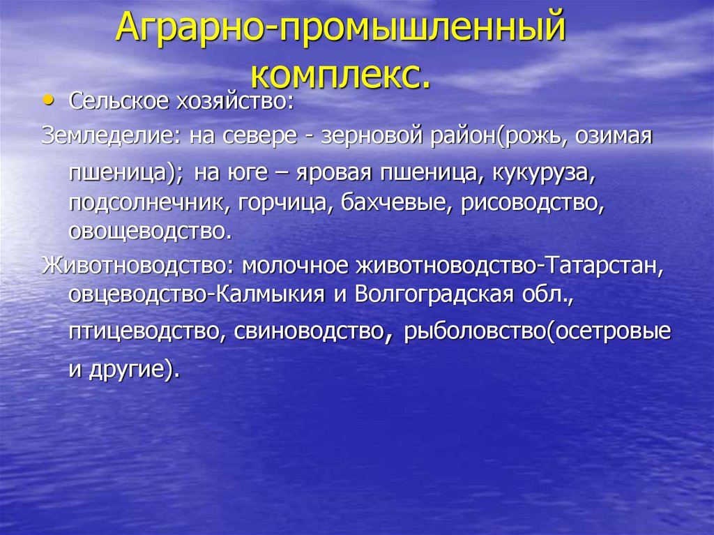 Поволжье хозяйство и проблемы презентация