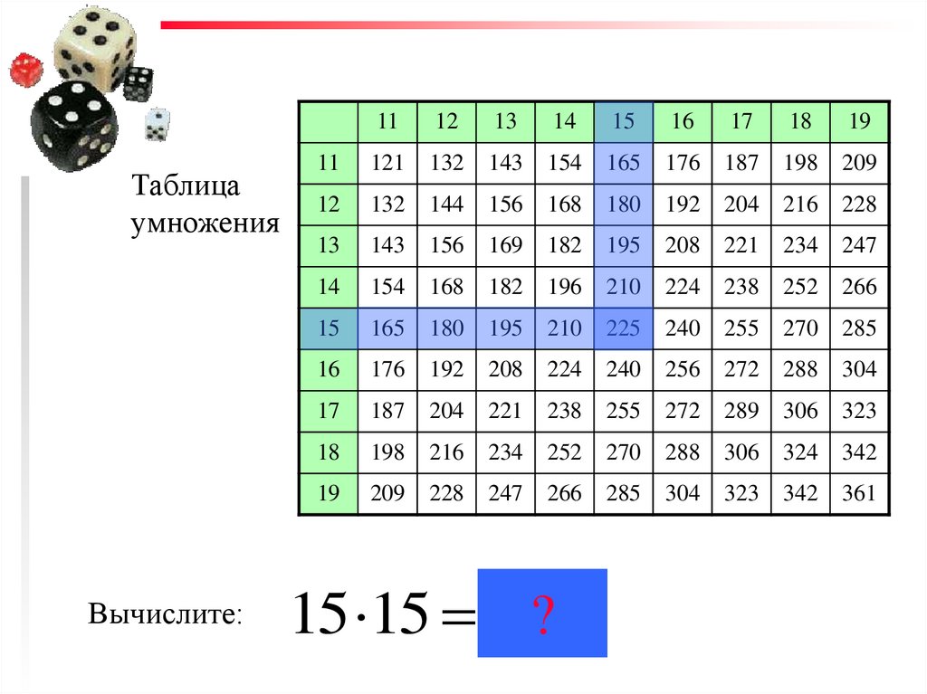 Таблицы. Задания для устного счета. Упражнение 26 - online presentation