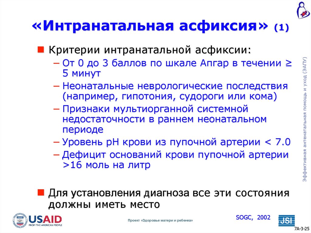 «Интранатальная асфиксия» (1)