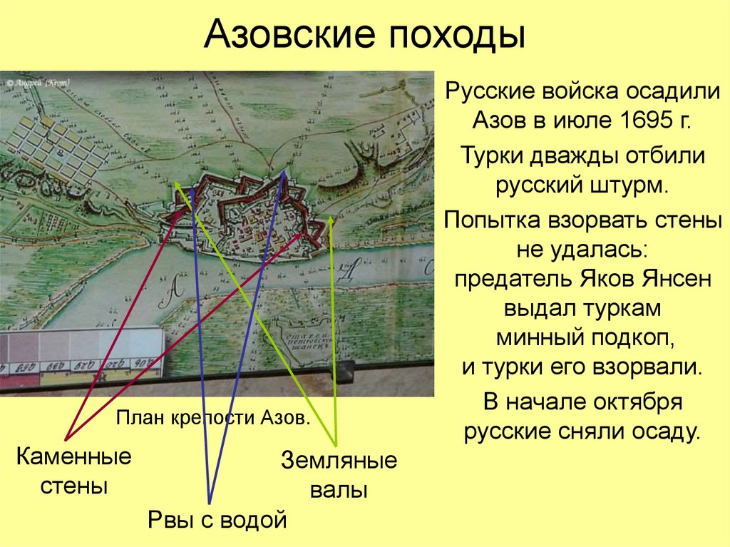 Азовское сидение карта