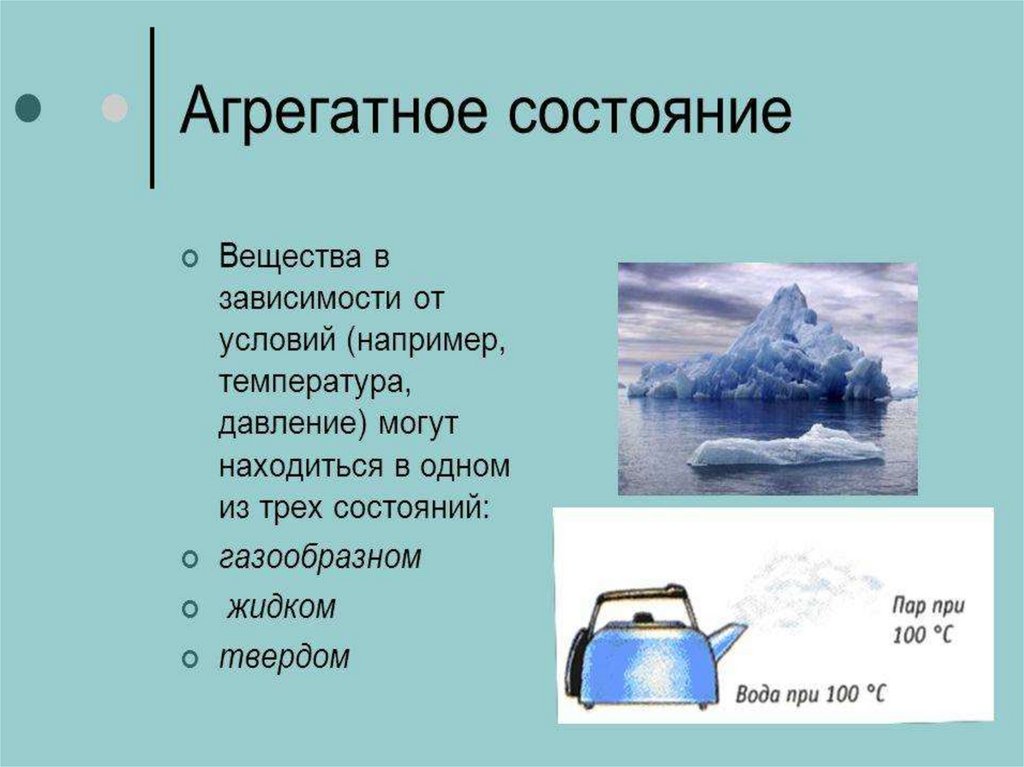 Агрегатные состояния вещества - презентация онлайн