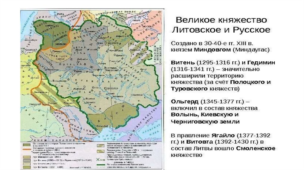 От Руси к России. Московская Русь. Великое княжество Литовское и ...
