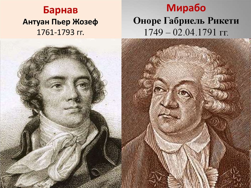 Барнав Антуан Пьер Жозеф 1761-1793 гг.