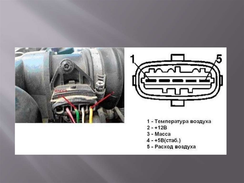 ДМРВ - датчик массового расхода воздуха - презентация онлайн