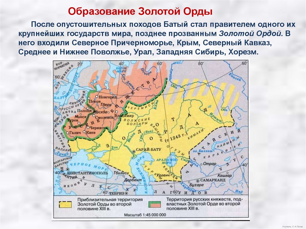 Золотая орда государственный строй население экономика культура презентация 6 класс кратко