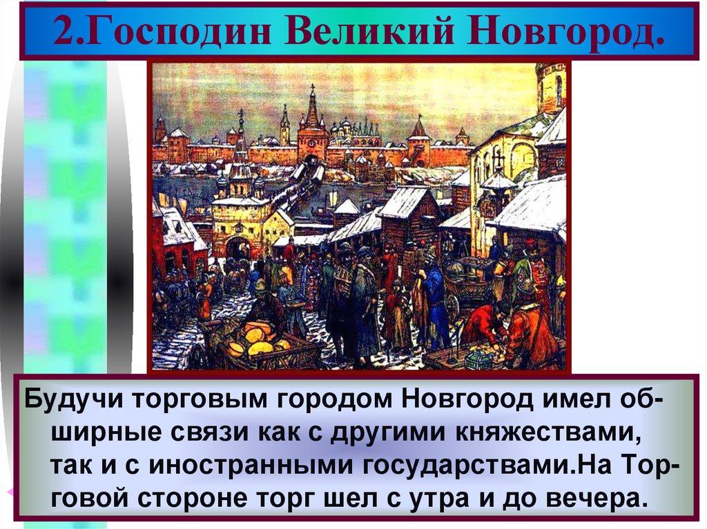 2.Господин Великий Новгород.