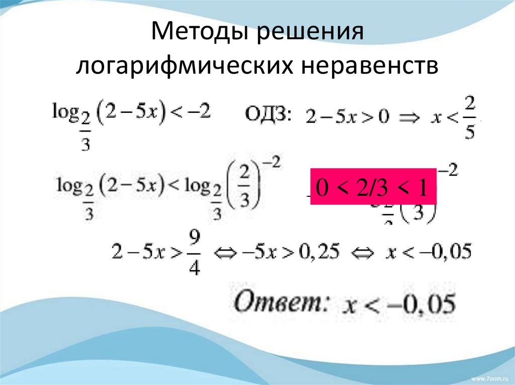 Решение неравенств - презентация онлайн