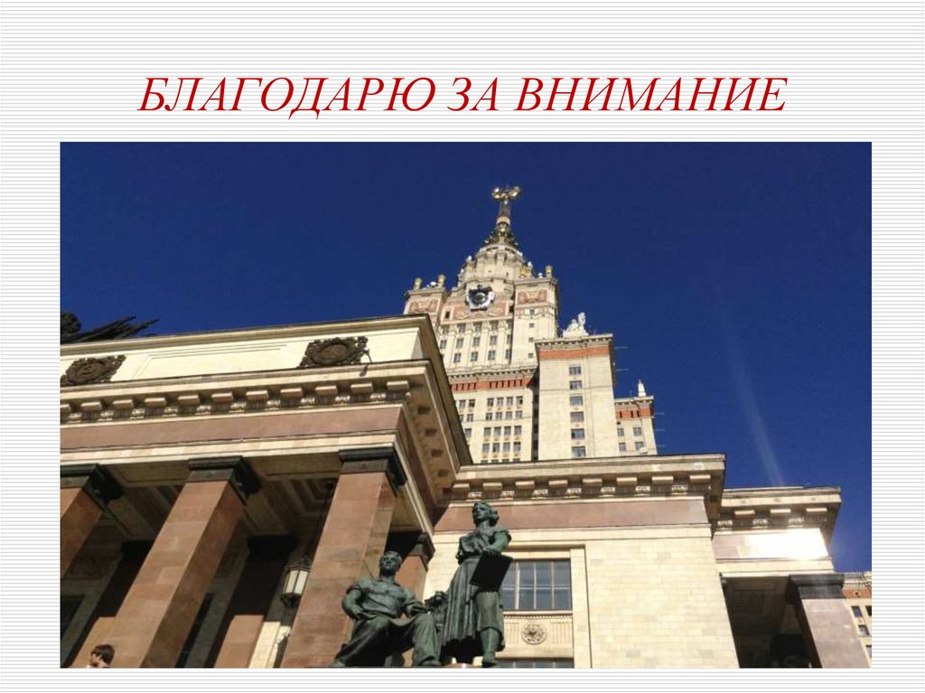 БЛАГОДАРЮ ЗА ВНИМАНИЕ