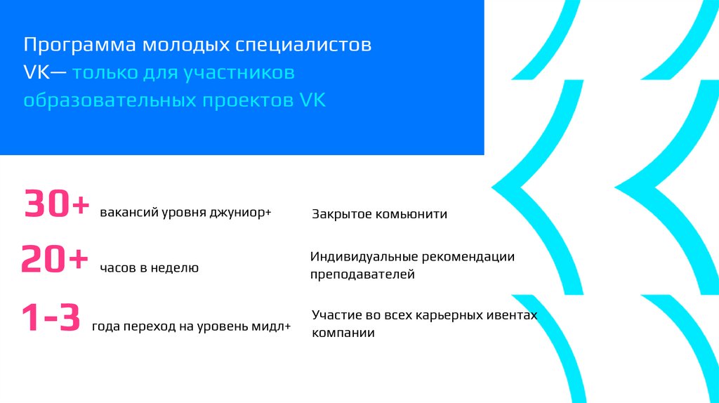 Возможности для старта карьеры в VK - презентация онлайн