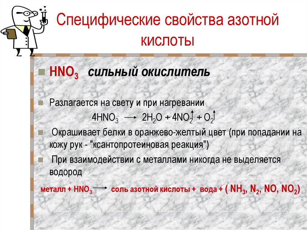 Азотная кислота презентация 11 класс