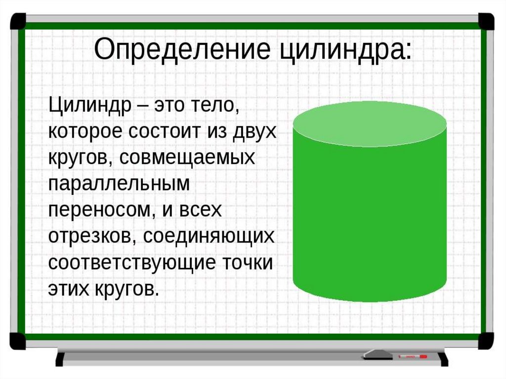 Объем цилиндра презентация