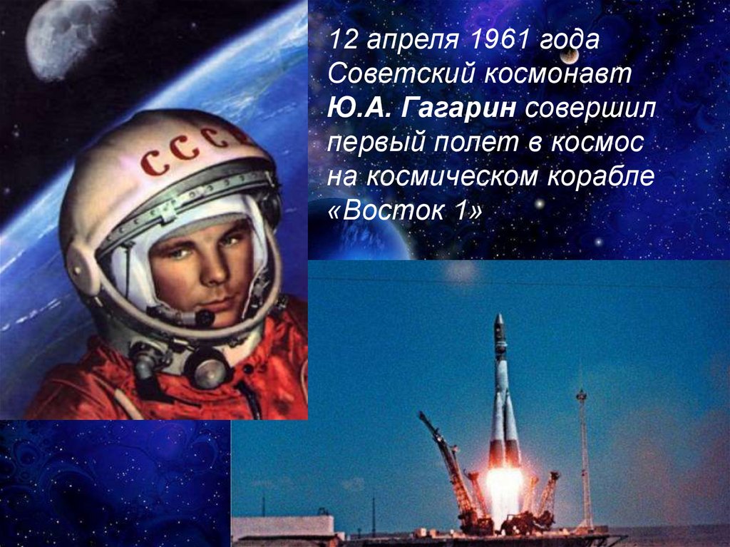 Наша страна 12 апреля 1961. 1961 Полет ю.а Гагарина в космос. 12 Апреля 1961 года. Полет в космос 12 апреля. Про космос к 12 апреля 1961.