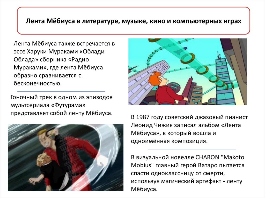 Лента Мёбиуса - презентация онлайн