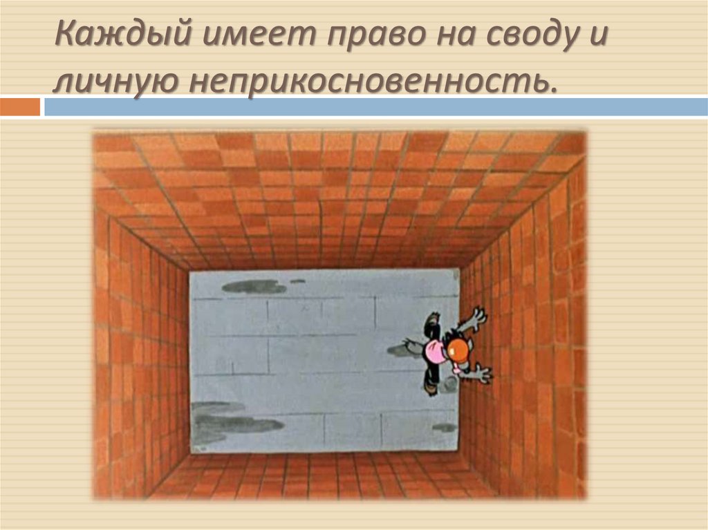 Права и свободы гражданина и человека. Каждый имеет право на жизнь ...