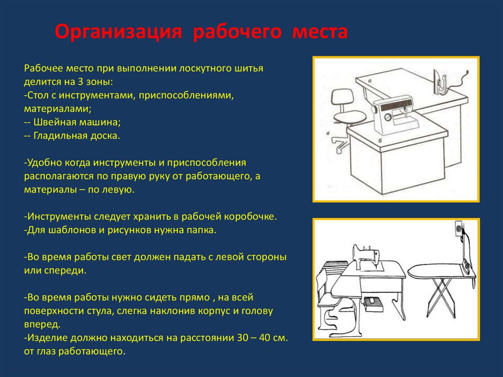 Организация рабочего места