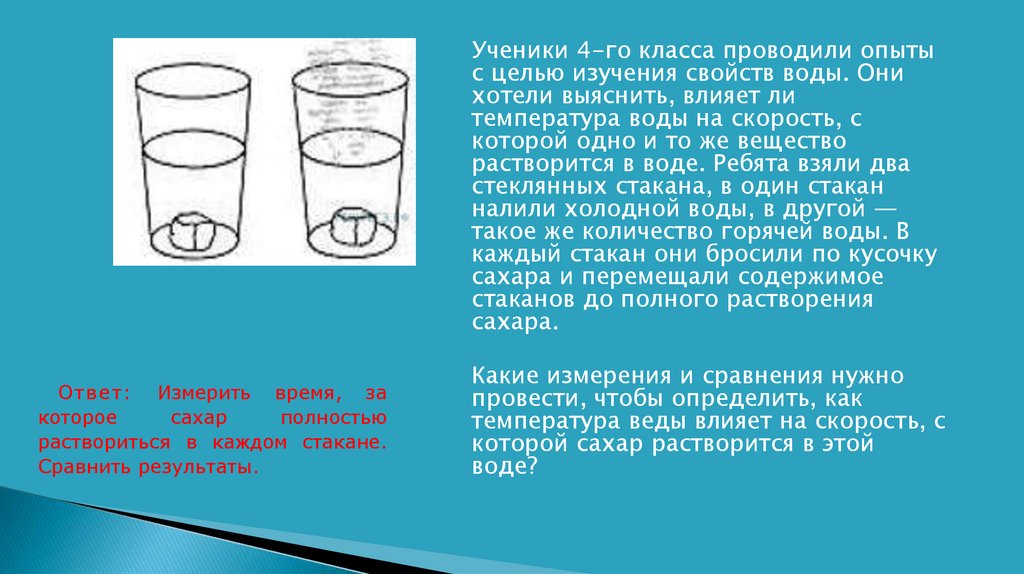 Сахар растворимость в воде