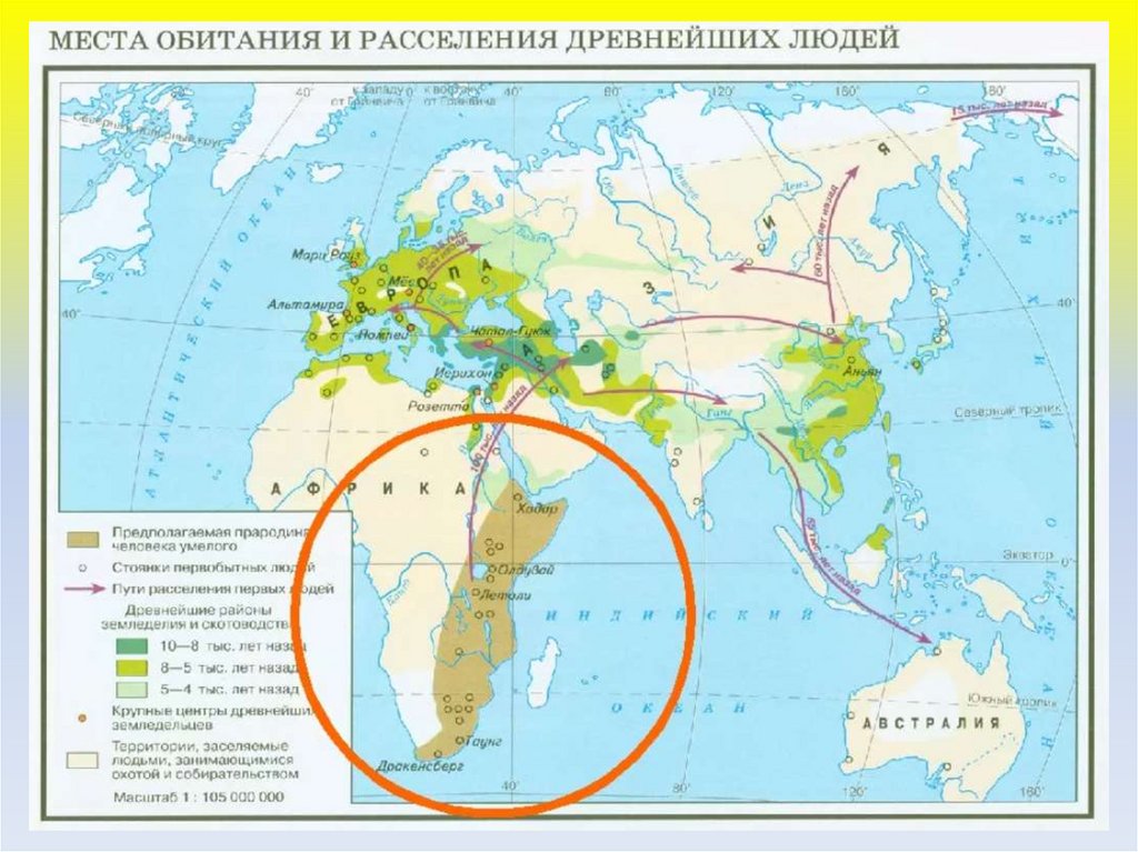 Где впервые были. Места обитания и расселения древнейших людей карта. Карта расселения людей. Карта расселения древних людей. Карта расселения древнего человека.