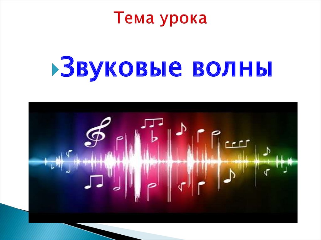 Звуковые волны - презентация онлайн