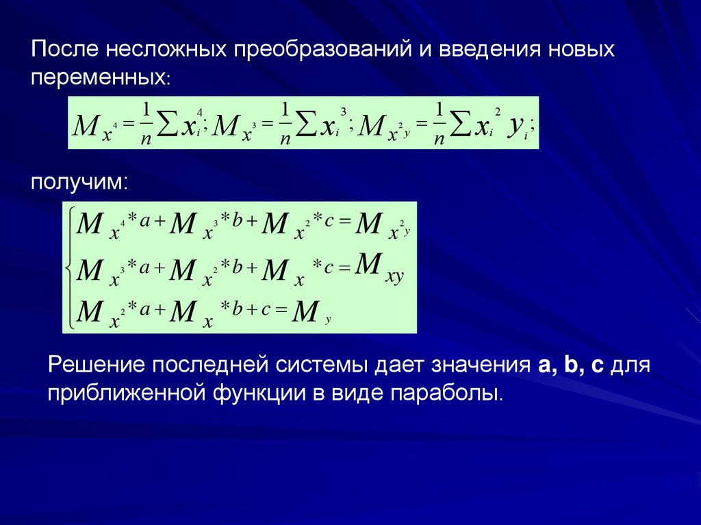 Предпосылки мнк. Обобщенный метод наименьших квадратов. Метод наименьших квадратов презентация.