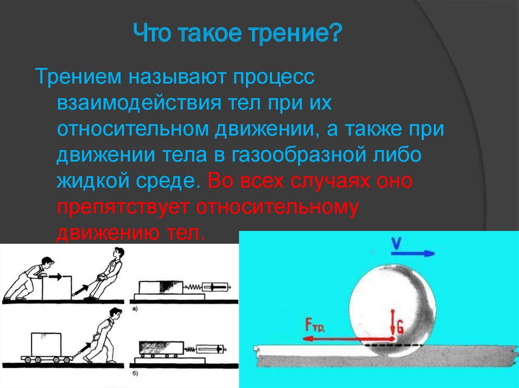 Что такое трение?