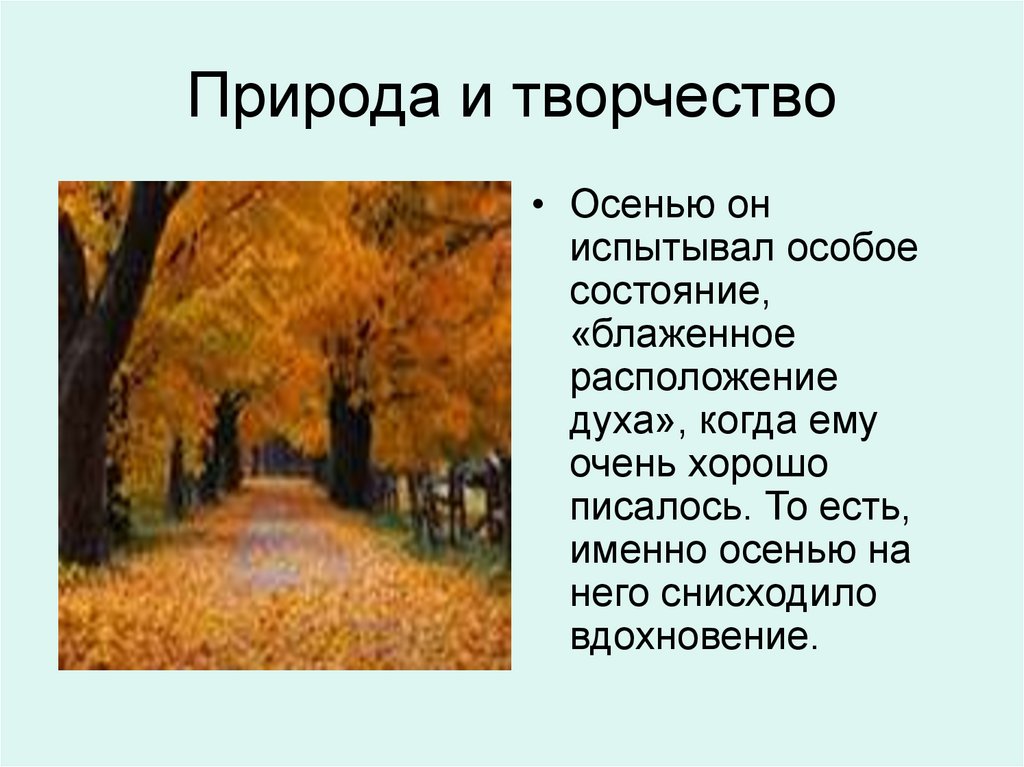 Природа и творчество