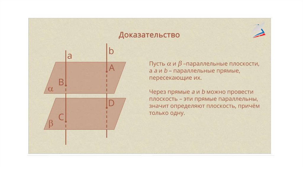 Параллельность плоскостей. Лекция 4 - презентация онлайн