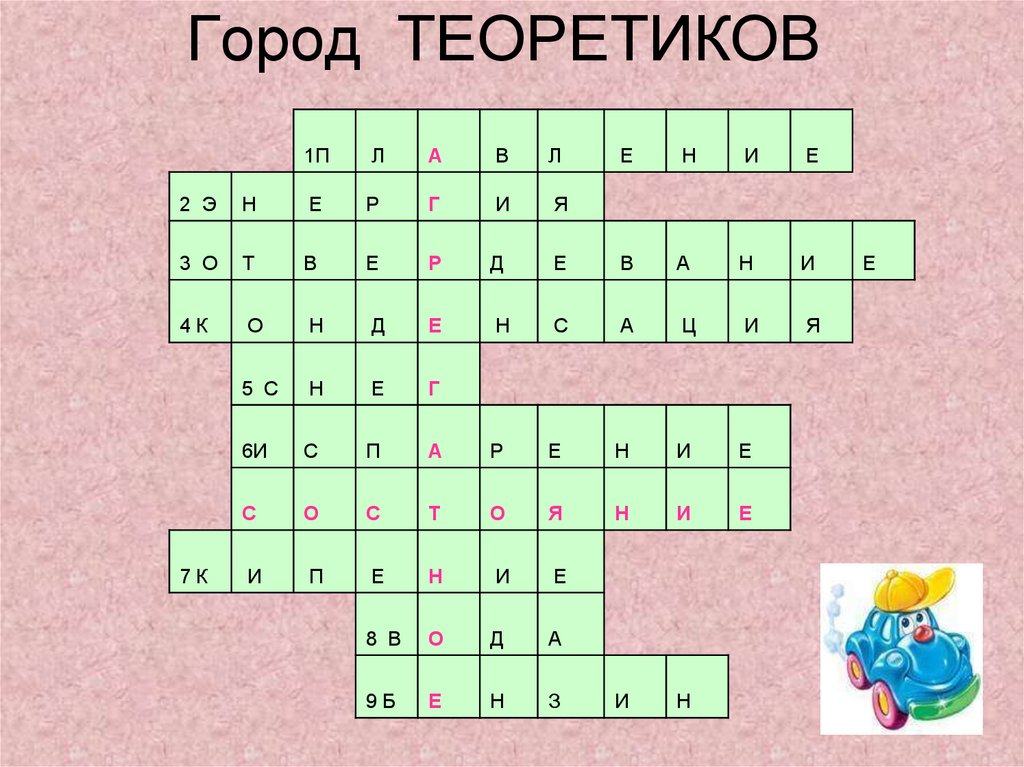 Город ТЕОРЕТИКОВ