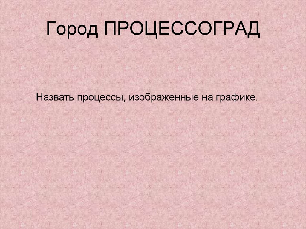 Город ПРОЦЕССОГРАД