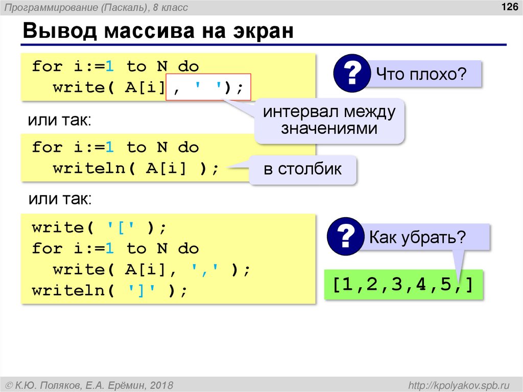 Вывод данных массива. Вывод массива Паскаль. Вывод массива на экран. Вывести массив на экран Паскаль. Вывод на экран элементов массива Паскаль.